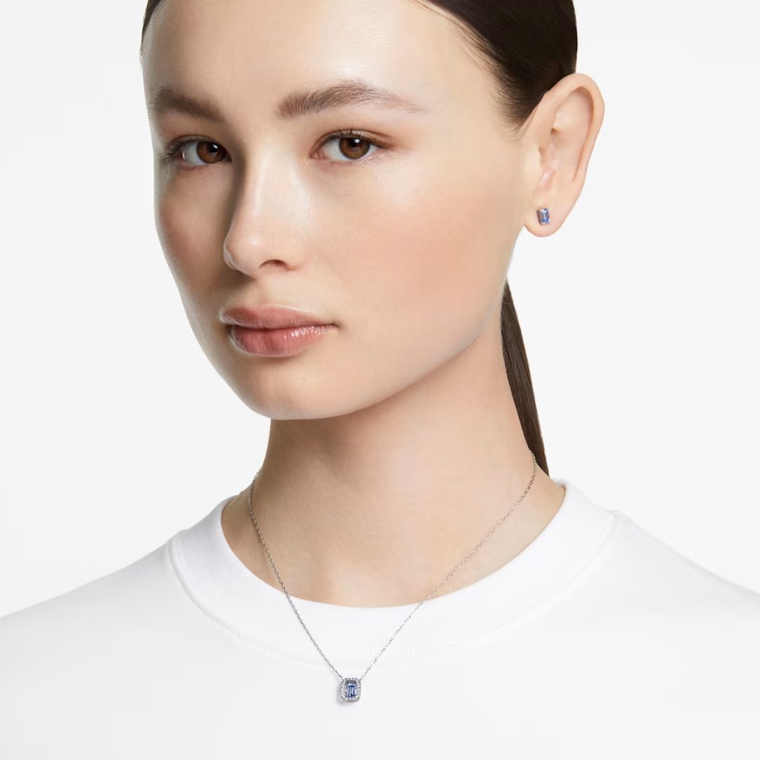 Swarovski Millenia kaulakoru ja korvakorut, sinisillä kristalleilla