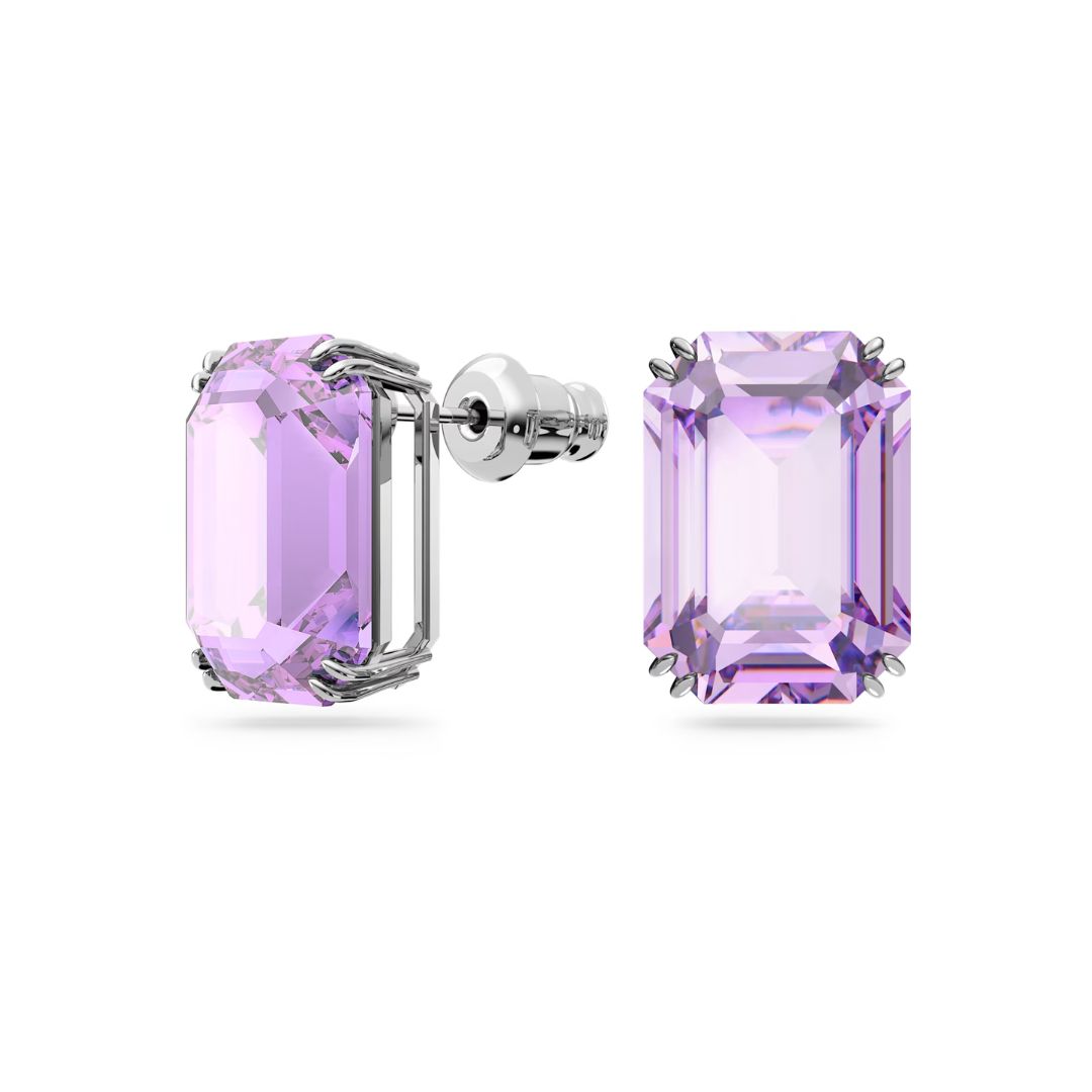 Swarovski Millenia korvakorut lilalla kristallilla
