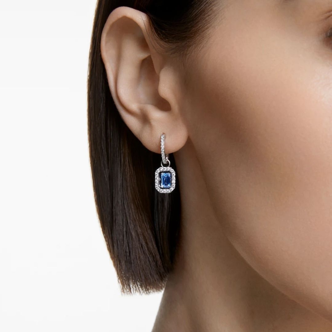 Swarovski Millenia korvakorut, sinisillä kristalleilla