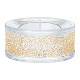 Swarovski Shimmer Tea Light Holders, kullan sävyinen kristallituikku