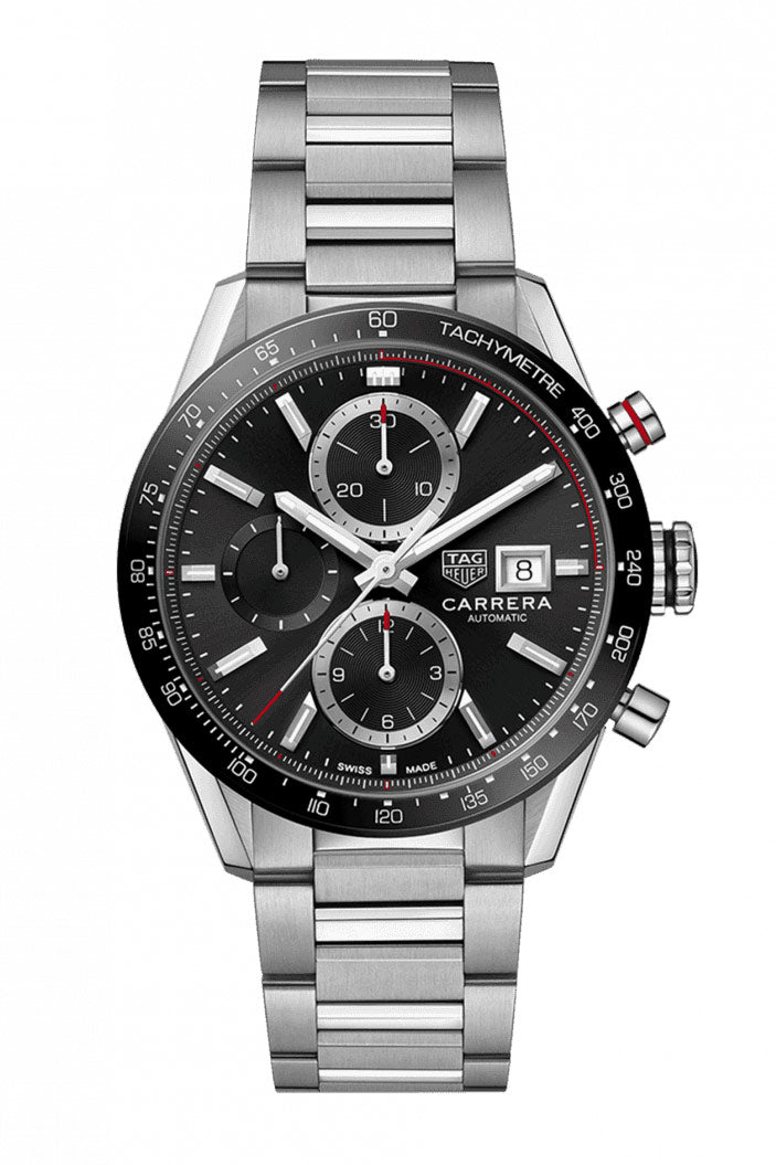TAG Heuer Carrera Calibre 16 Automatic Chronograph, miesten rannekello CBM2110.BA0651 - TAG Heuer - Laatukoru