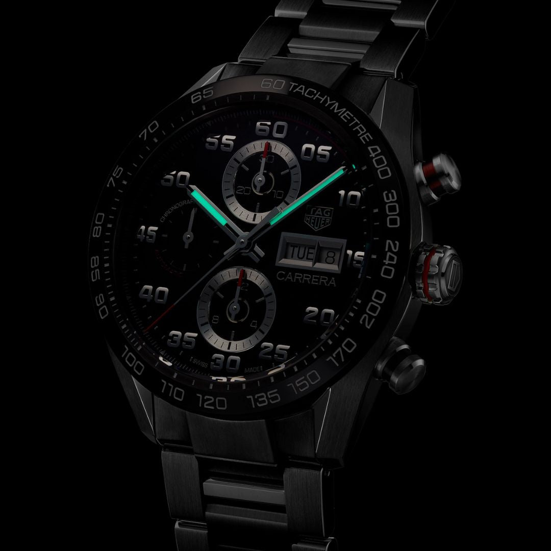 TAG Heuer Carrera Automatic Chronograph, miesten rannekello CBN2A1AA.BA0643
