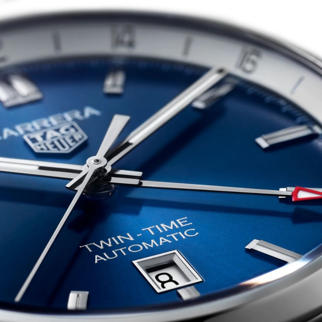 TAG Heuer Carrera Calibre 7 Twin Time, miesten rannekello WBN201A.BA0640