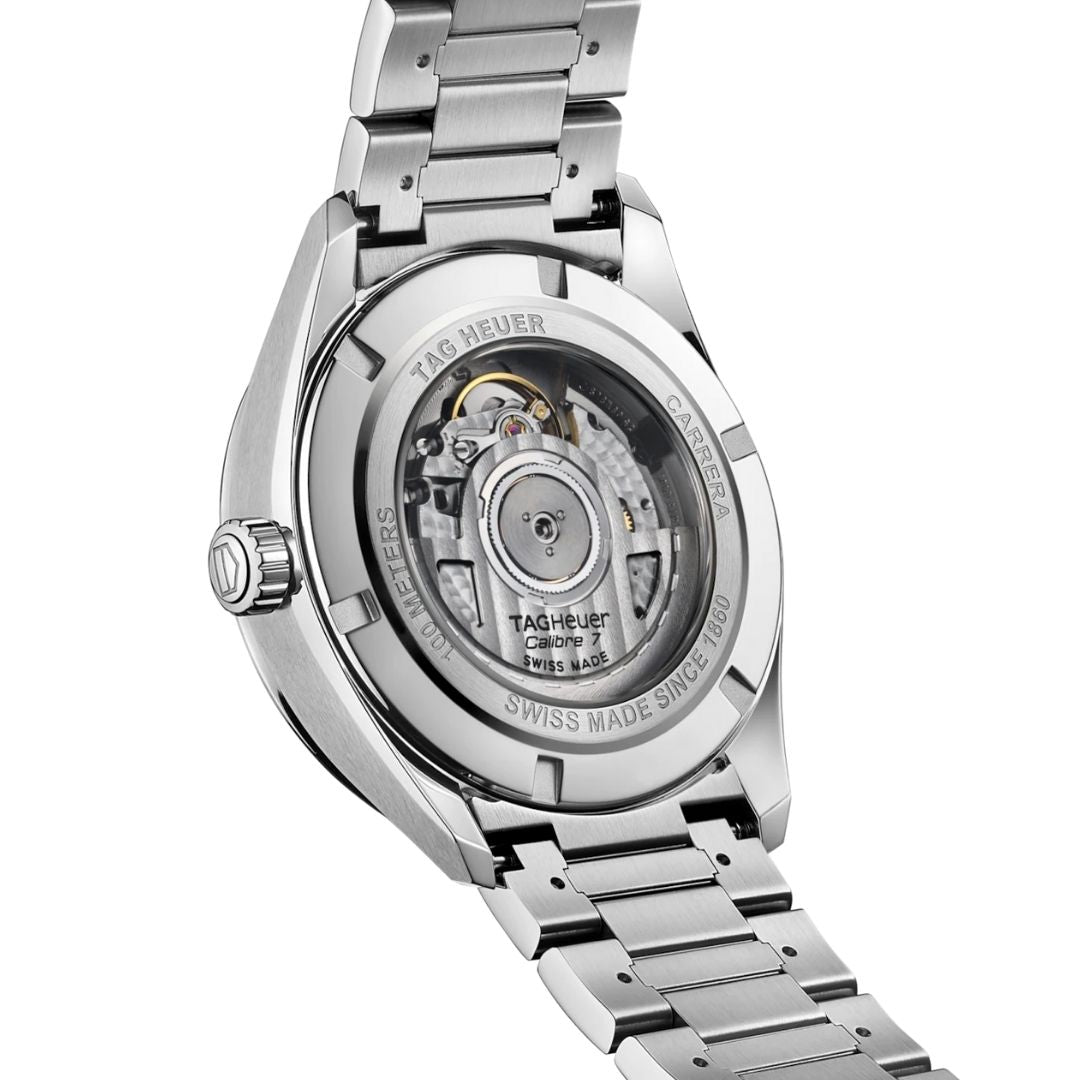 TAG Heuer Carrera Calibre 7 Twin Time, miesten rannekello WBN201A.BA0640