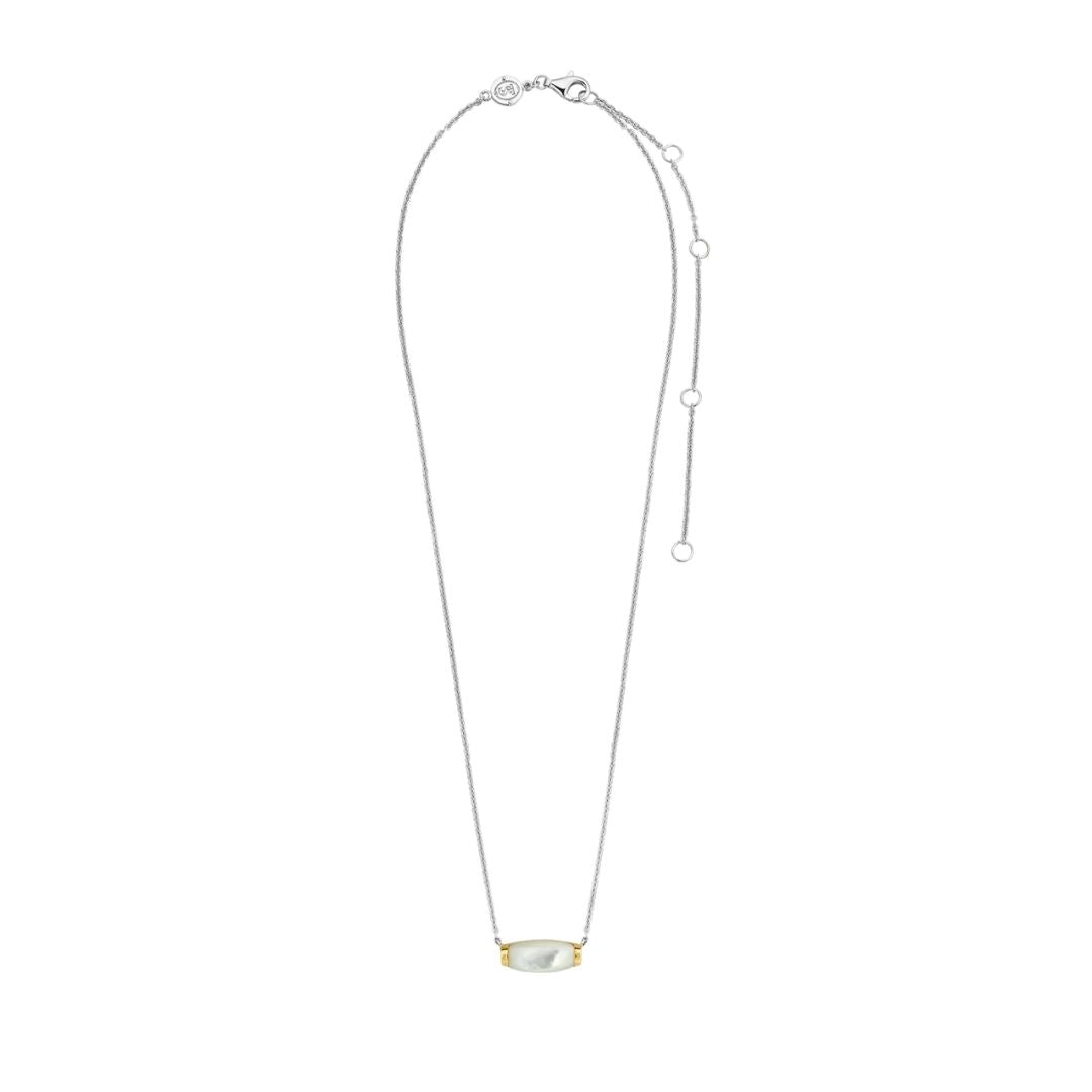 Ti Sento Milano necklace, silver and gold plated silver, 3942MW