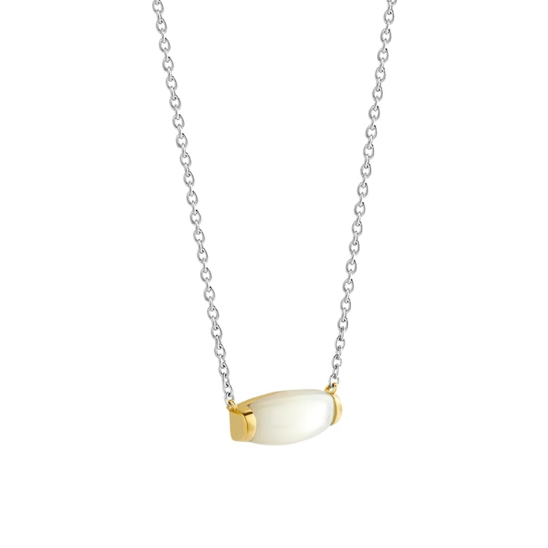 Ti Sento Milano necklace, silver and gold plated silver, 3942MW