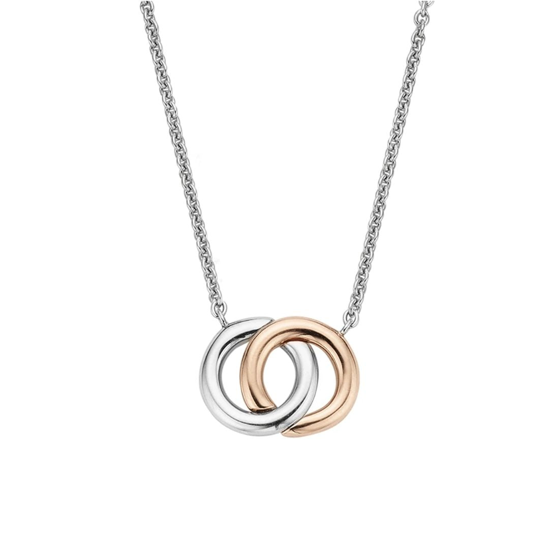 TI SENTO Milano kaulakoru, hopeaa ja ruusukullattua hopeaa, 3822SR