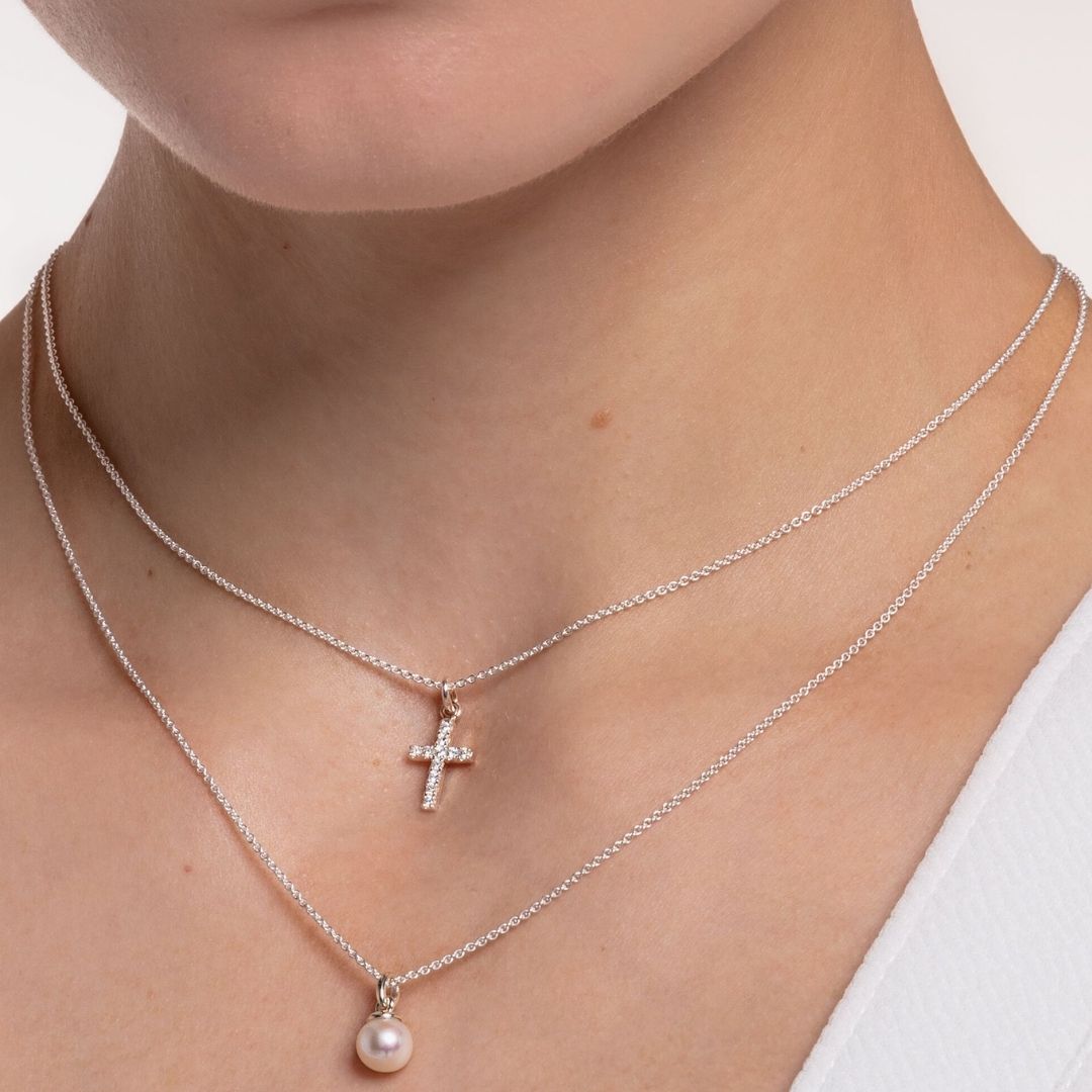 Thomas Sabo Cross kaulakoru, hopeaa, KE2069-051-14