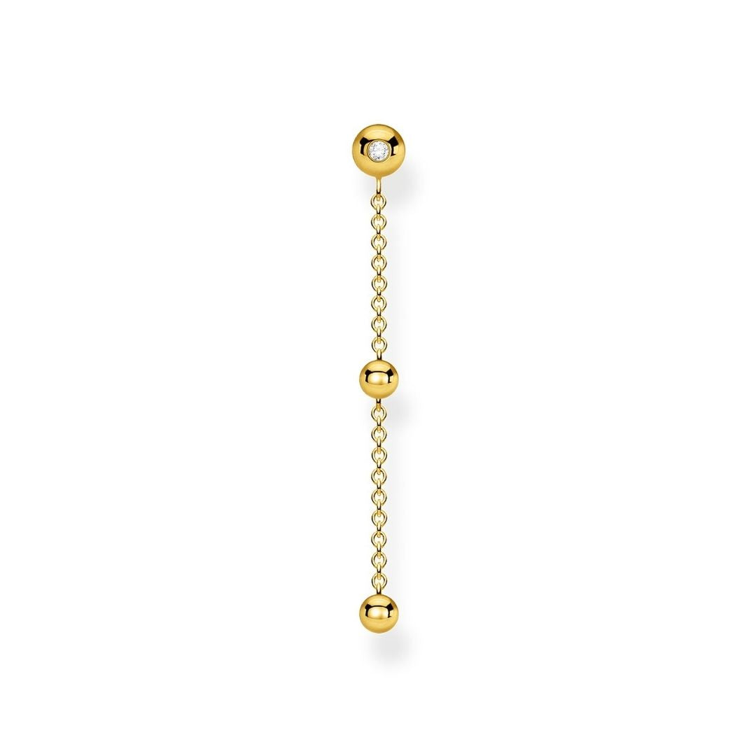 Thomas Sabo Dots korvakoru, kullattua hopeaa, H2149-414-14