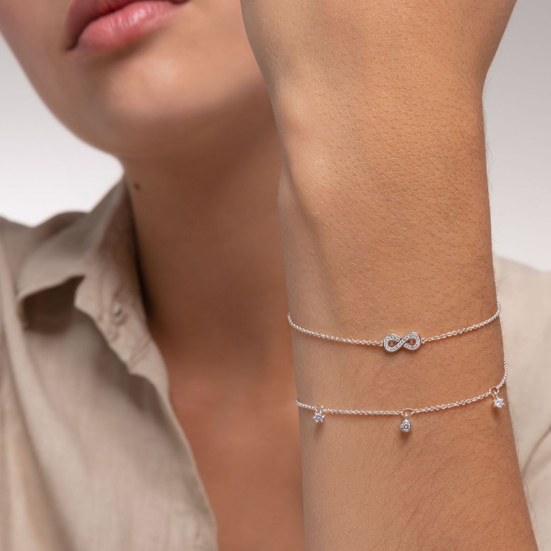 Thomas Sabo Infinity rannekoru, hopeaa, A2003-051-14