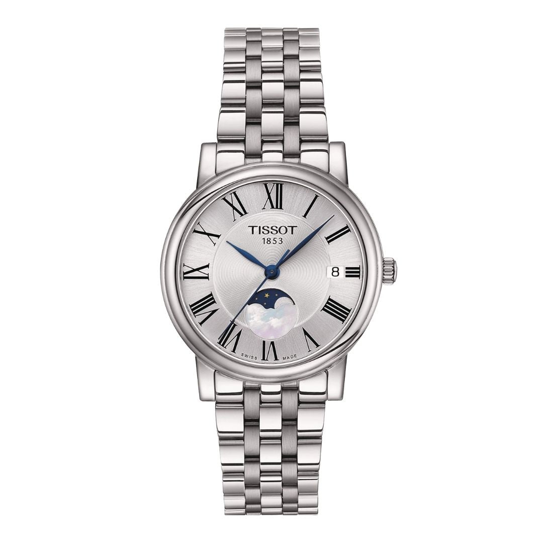 Tissot Carson Premium Moonphase T1222231103300, naisten rannekello