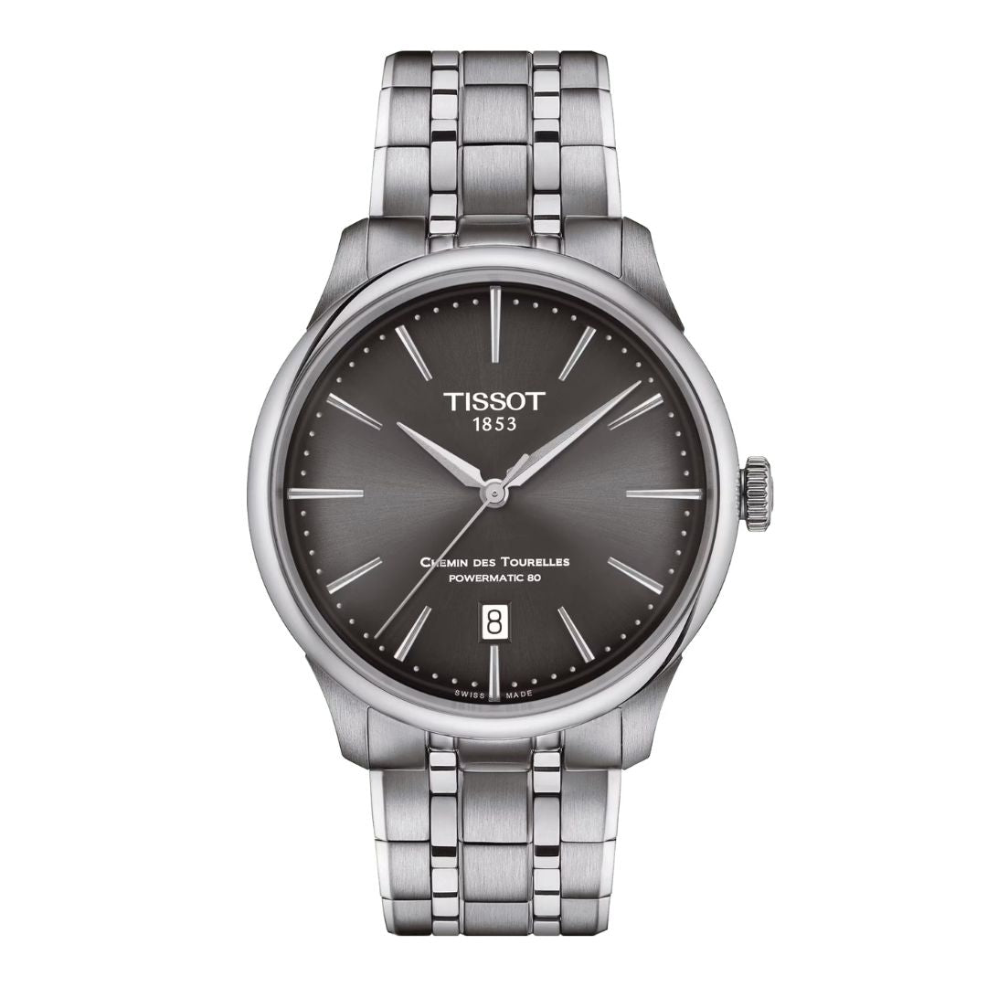 Tissot Chemin des Tourelles Powermatic 80, T1398071106100, watch