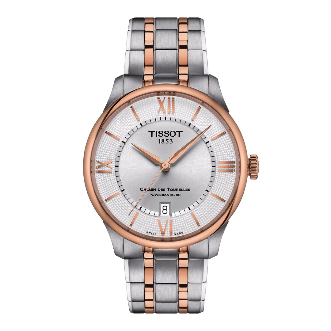 Tissot Chemin des Tourelles Powermatic 80, T1398072203800, rannekello