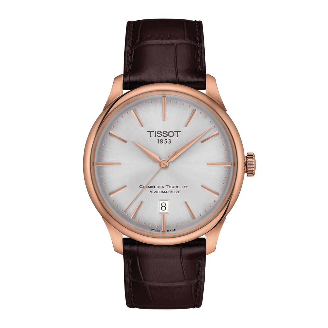 Tissot Chemin des Tourelles Powermatic 80, T1398073603100, rannekello