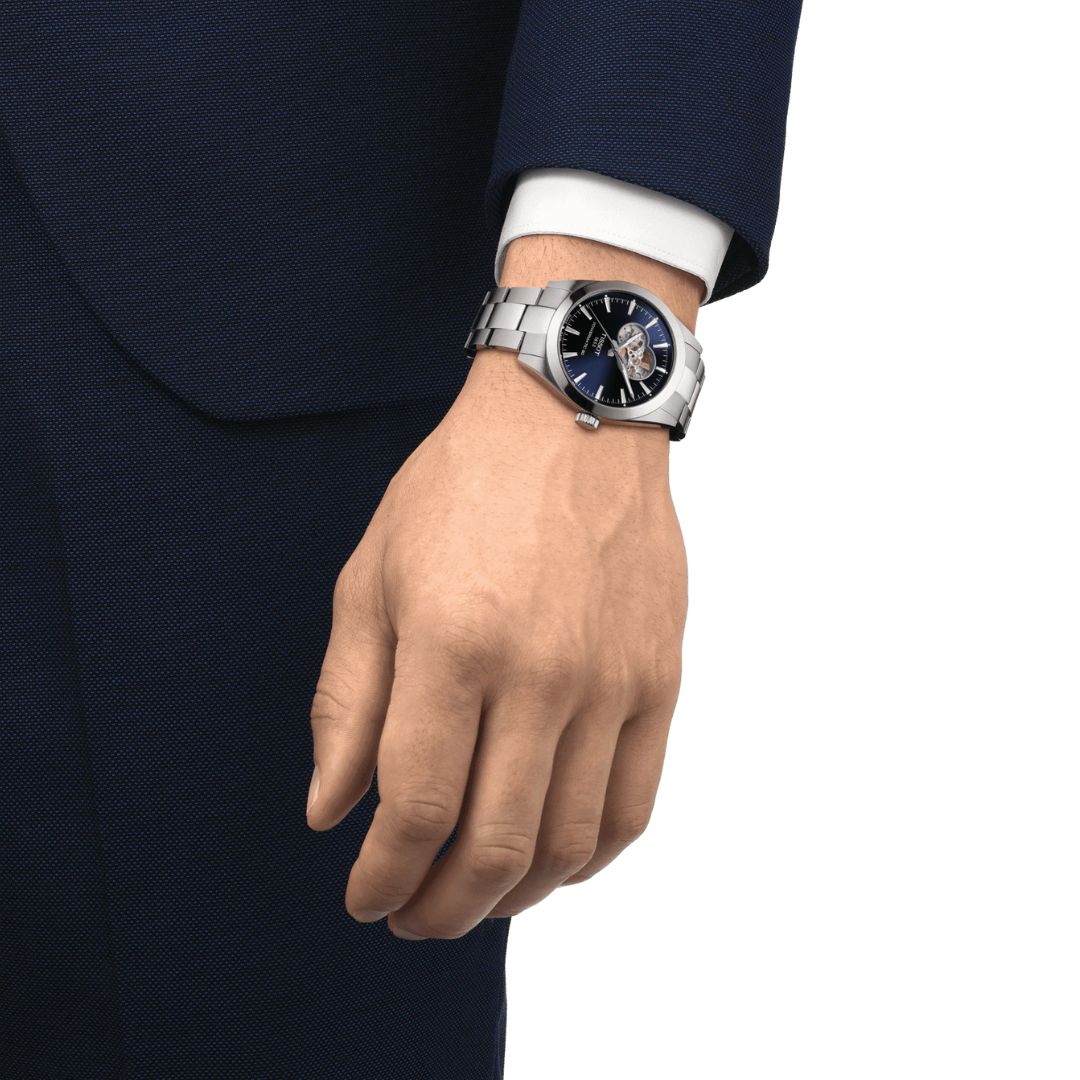 Tissot Gentleman Powermatic 80 Open Heart T1274071104101 rannekello