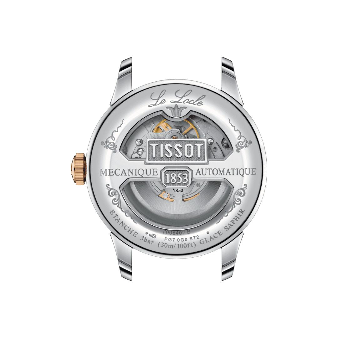Tissot Le Locle Powermatic 80 Open Heart T0064072203302 rannekello