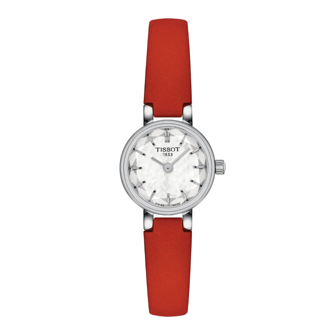 Tissot red best sale strap watch