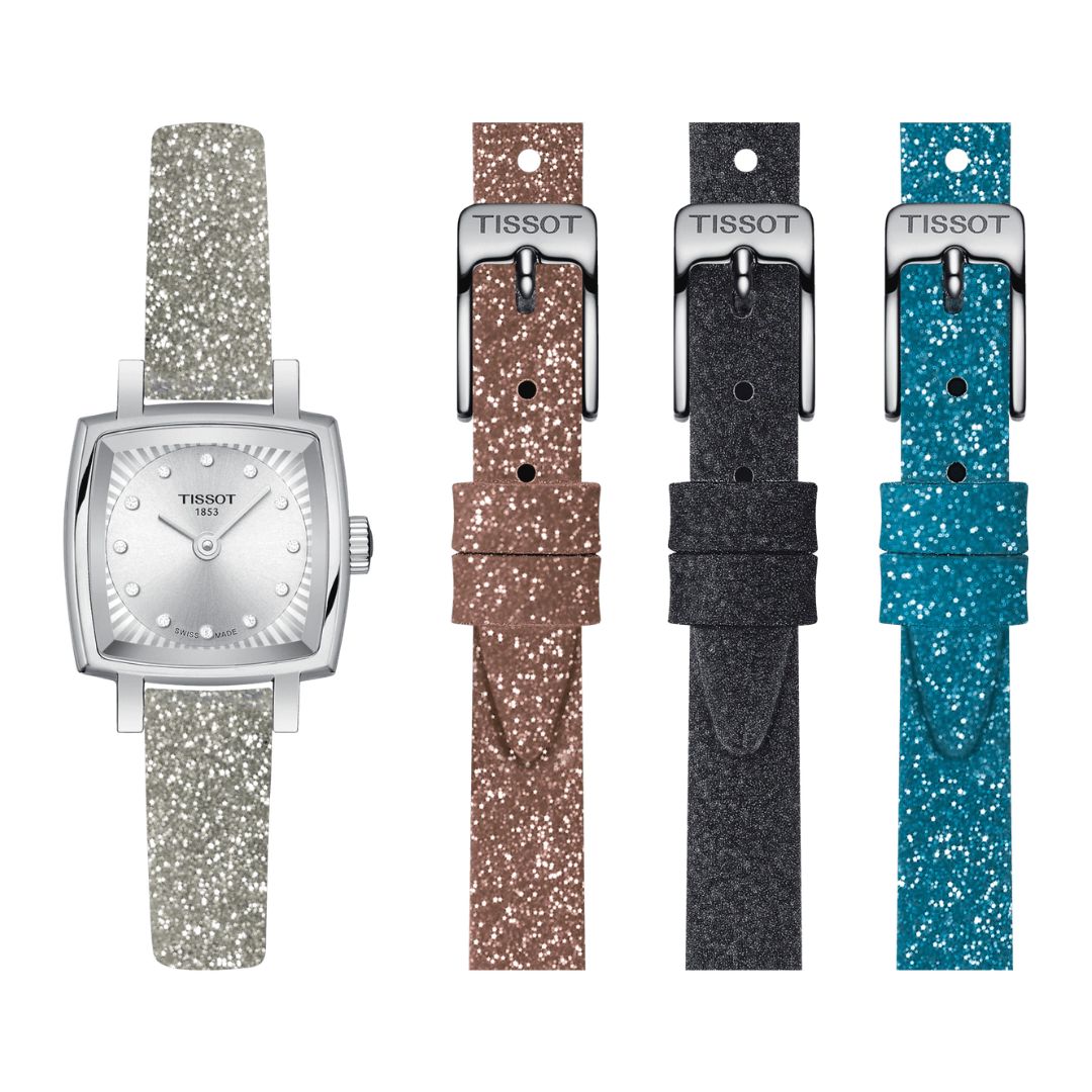 Tissot Lovely Square Festive T0581091703602 watch and replacement straps