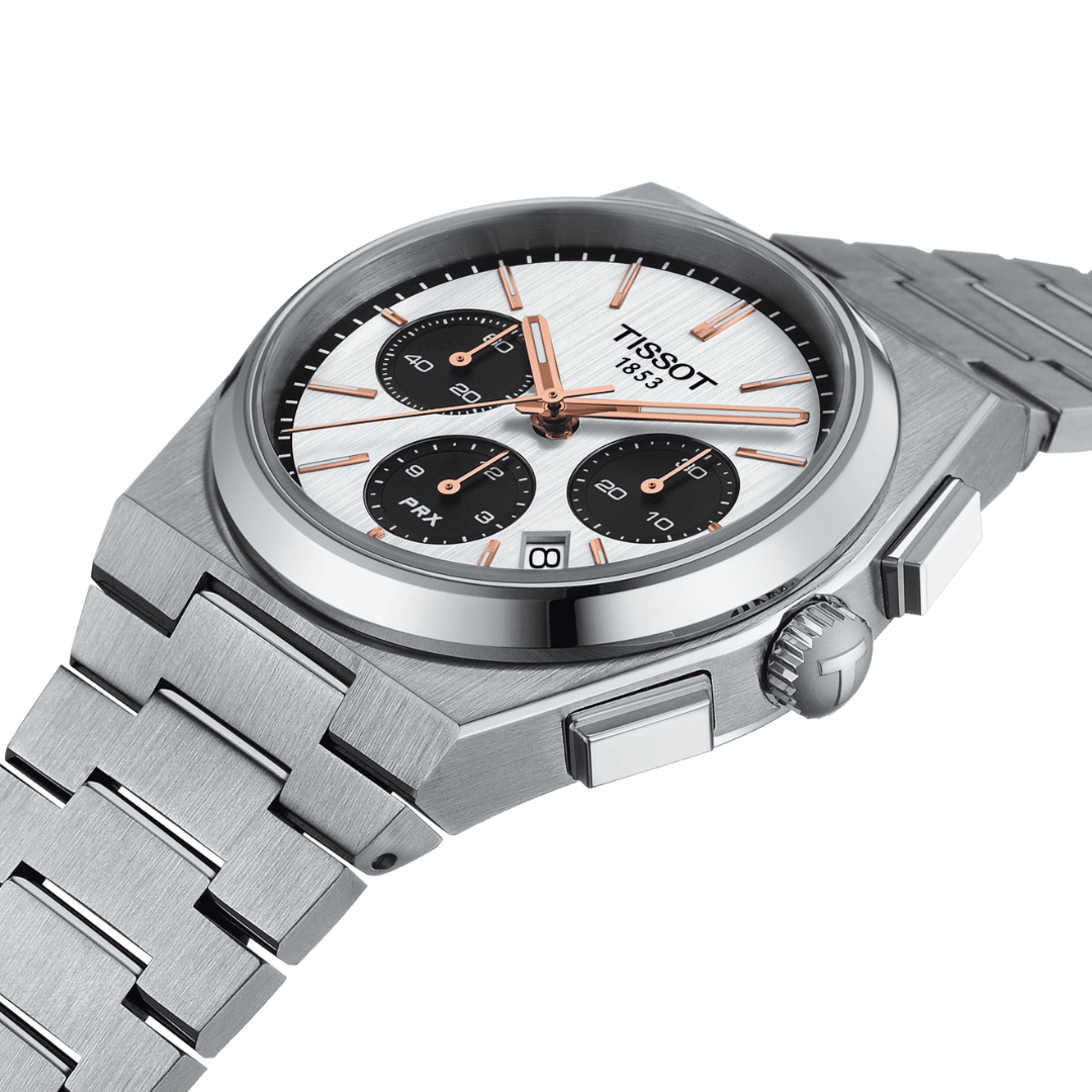 Tissot PRX Automatic Chronograph, 42 mm, T1374271101100 rannekello