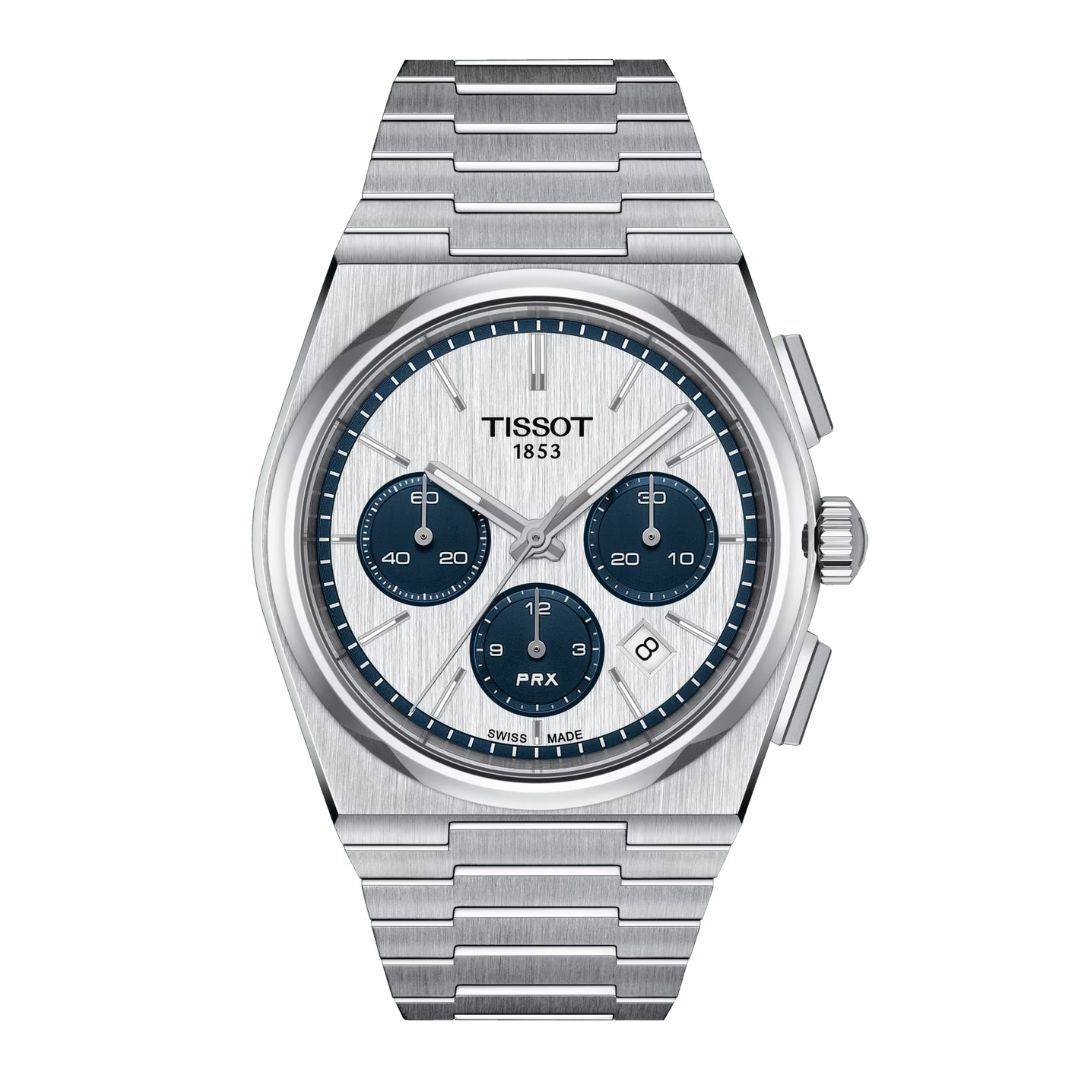 Tissot PRX Automatic Chronograph, 42 mm, T1374271101101 rannekello
