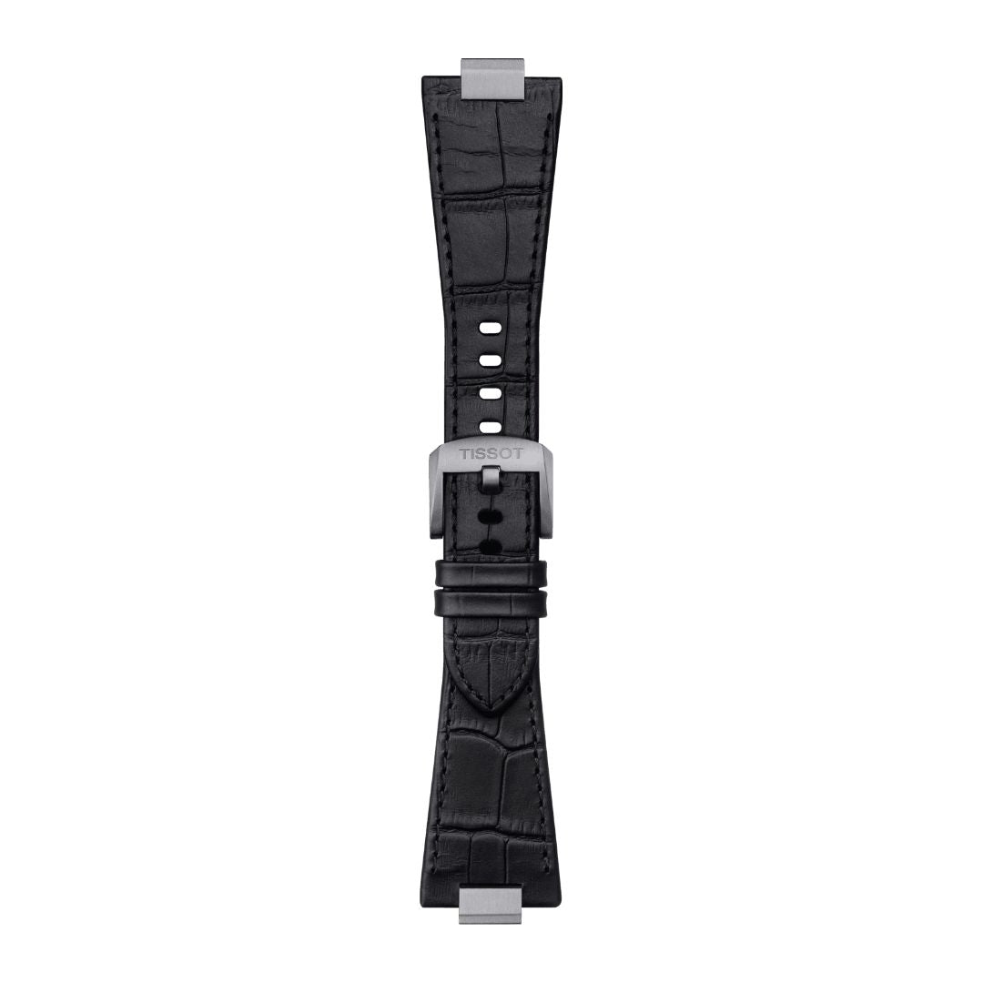 Tissot PRX ranneke, 12 mm, musta nahka, T852047562