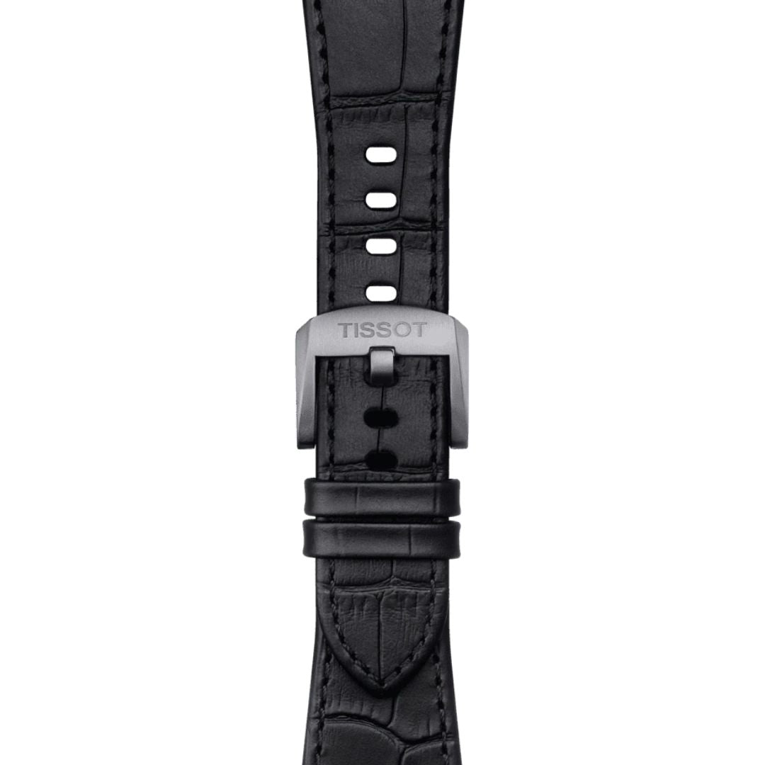 Tissot PRX ranneke, 12 mm, musta nahka, T852047562