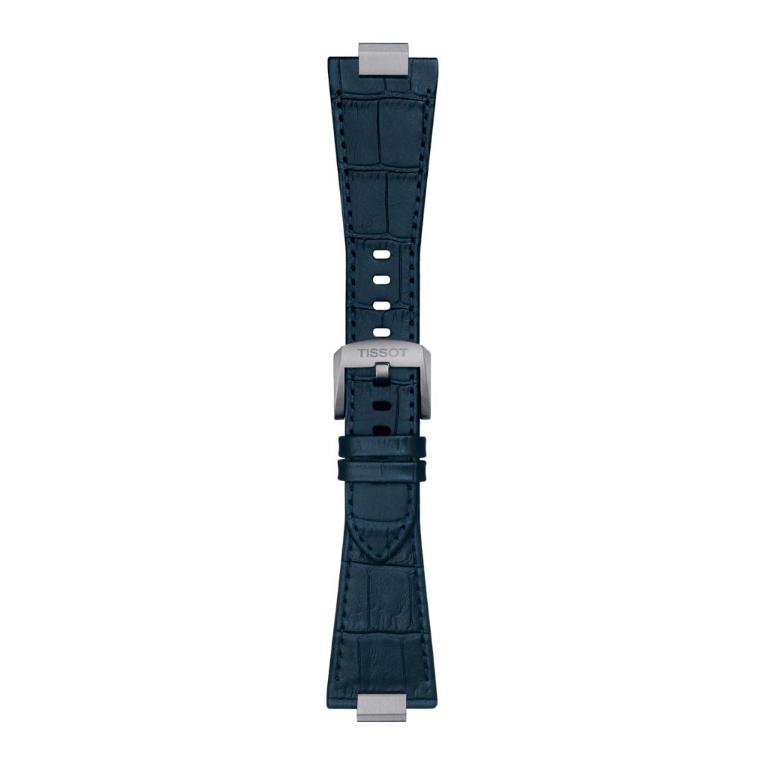 Tissot PRX ranneke, 12 mm, tummansininen nahka, T852047701