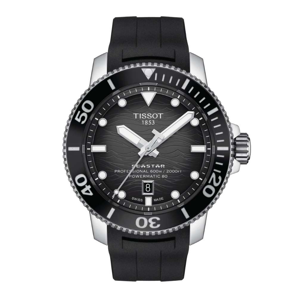 Tissot Seastar 2000 Professional Powermatic 80 T120.607.17.441.00 rannekello - Tissot - Laatukoru