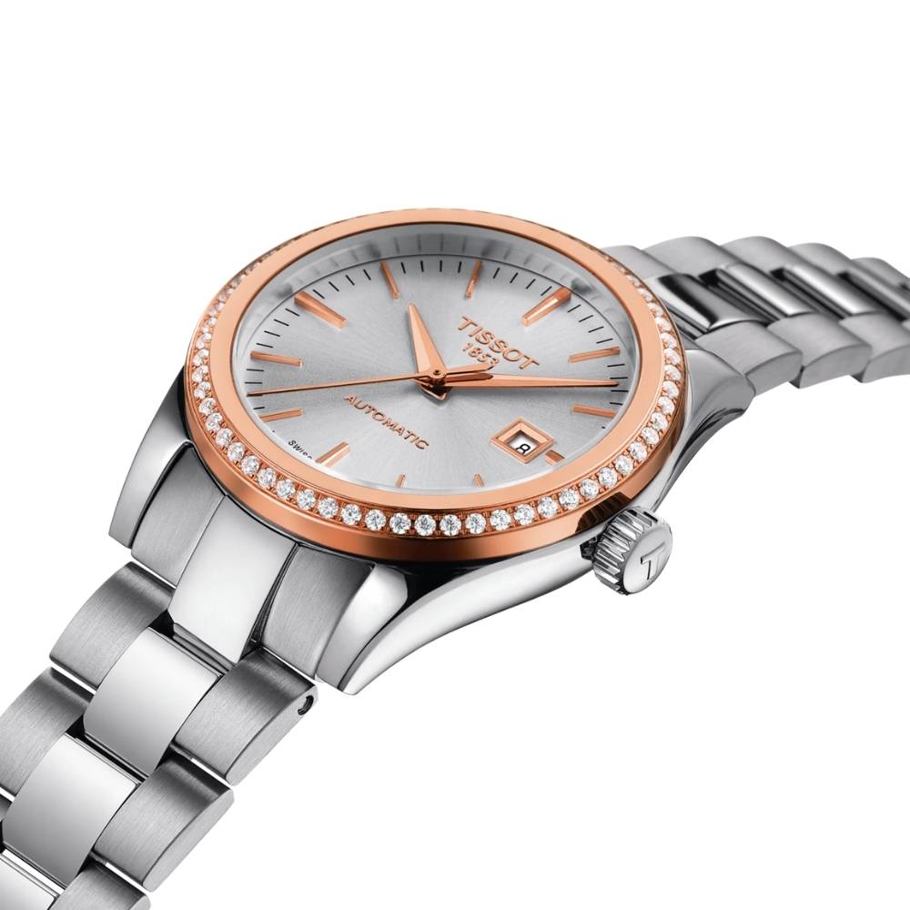 Tissot T-My Lady Automatic 18K rose gold T9300074103100 Watch