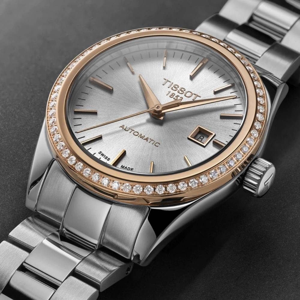 Tissot T-My Lady Automatic 18K rose gold T9300074103100 Watch