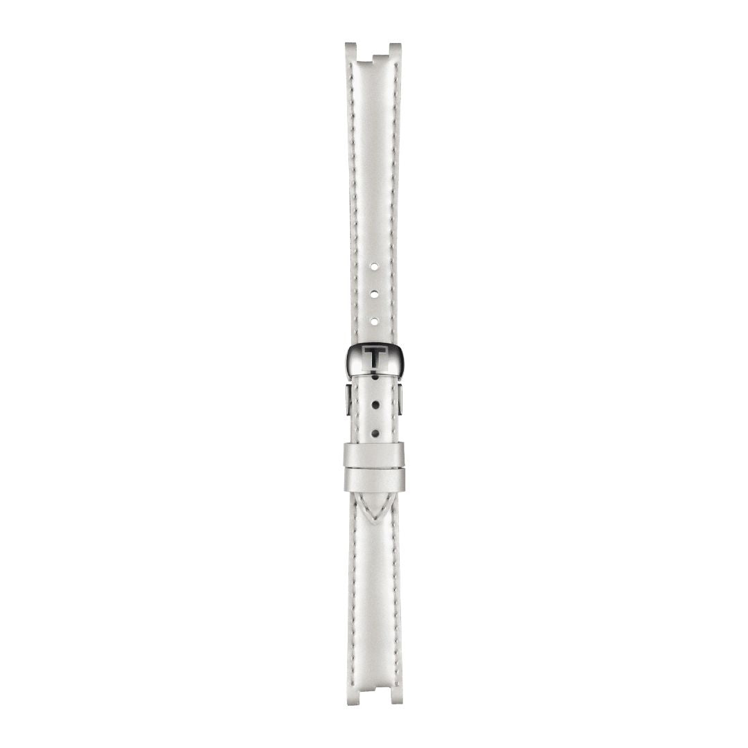 Tissot ranneke, 12 mm, valkoinen nahka, T852036540