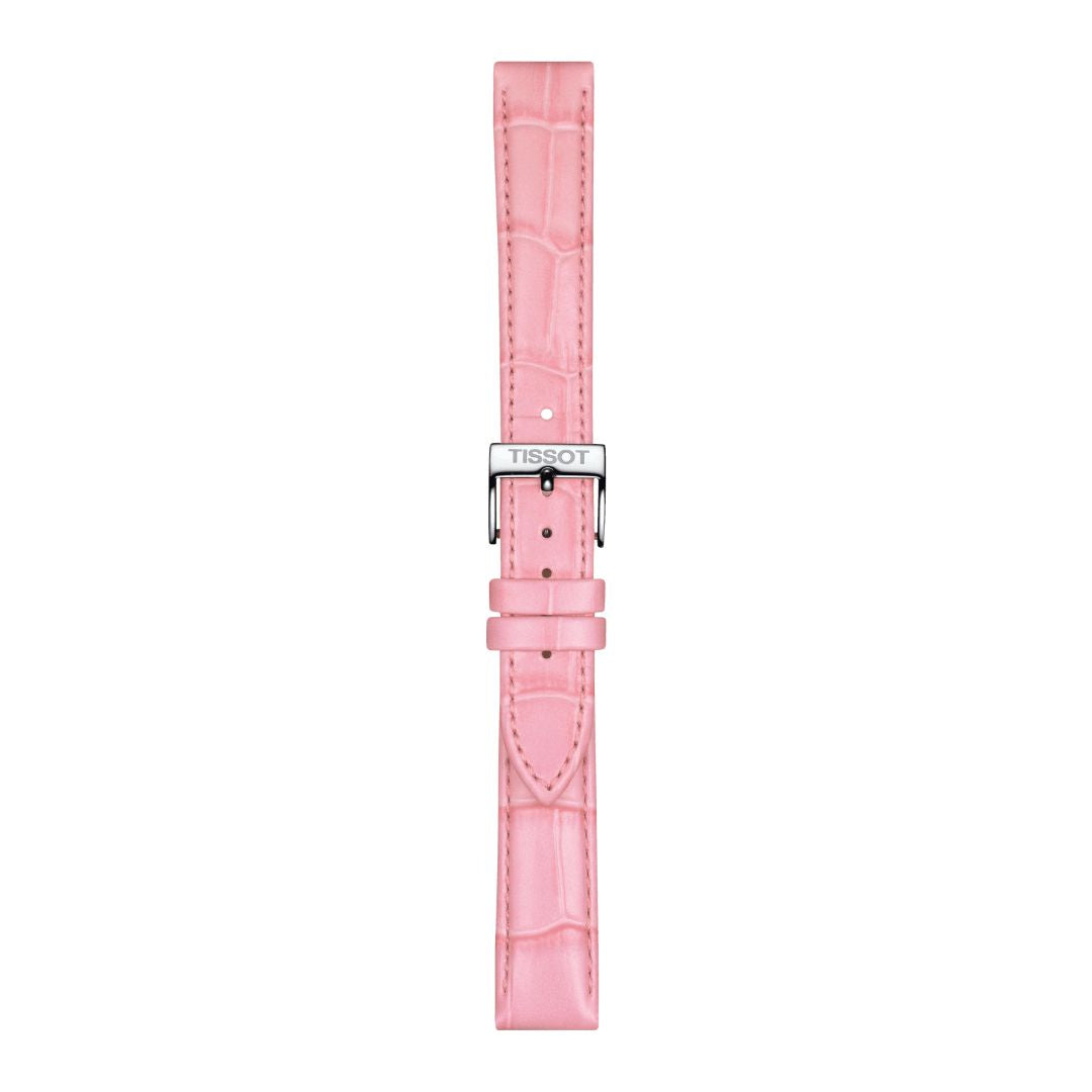 Tissot ranneke, 16 mm, vaaleanpunainen nahka, T852047114
