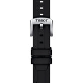 Tissot ranneke, 18 mm, musta silikoni, T852047455