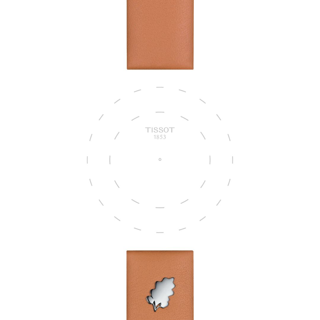 Tissot ranneke, 18 mm, ruskea nahka, T852047750