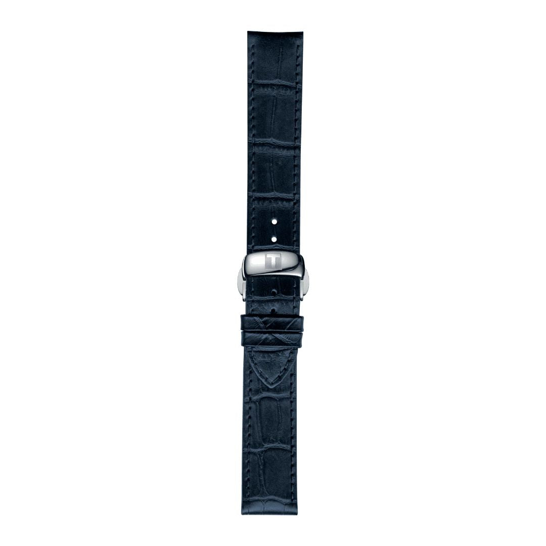 Tissot ranneke, 19 mm, sininen nahka, T852032781