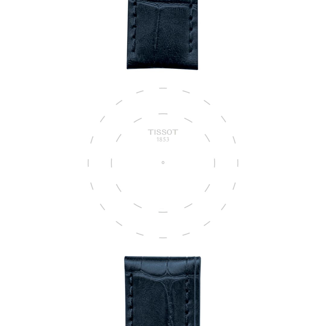 Tissot ranneke, 19 mm, sininen nahka, T852032781