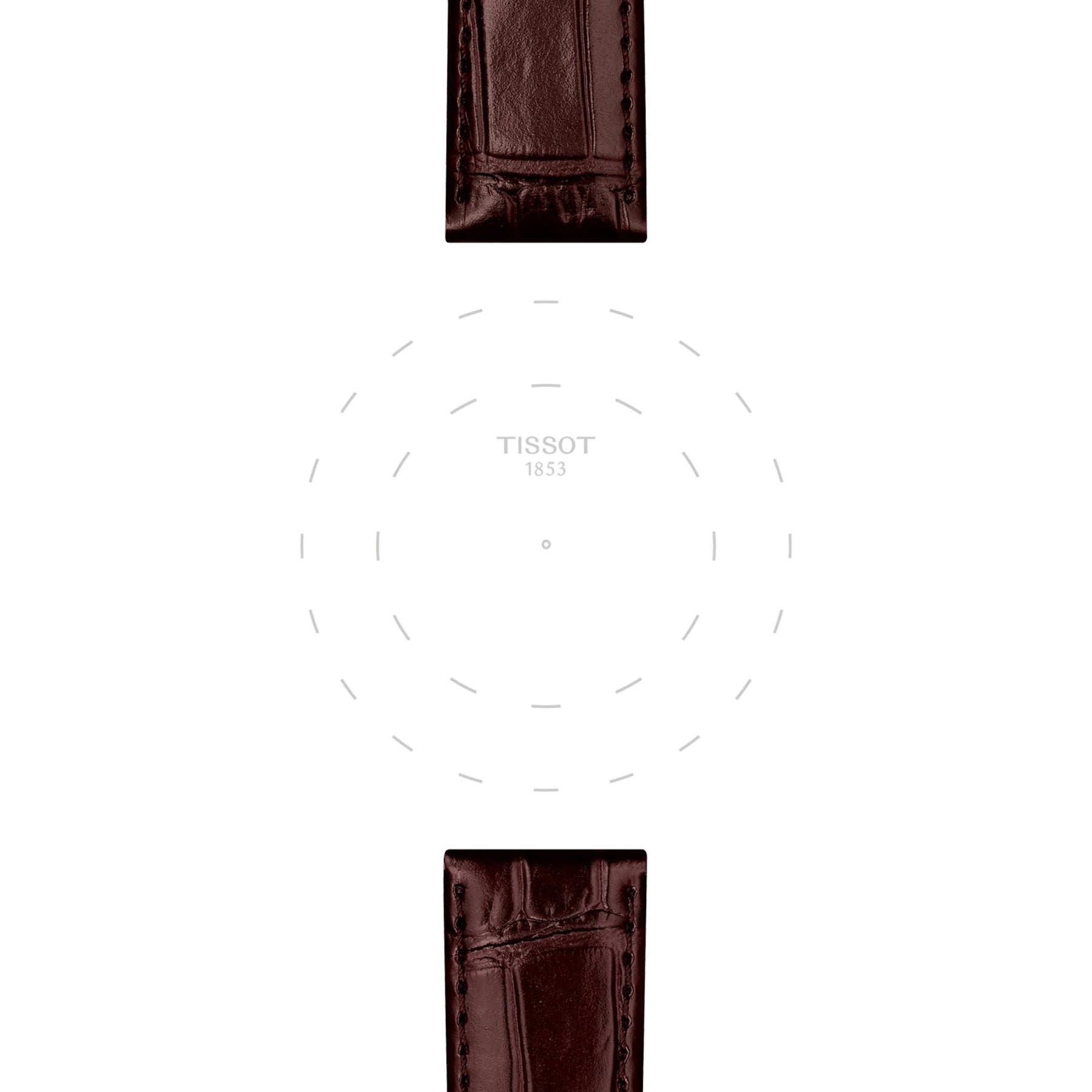 Tissot ranneke, 20 mm, ruskea nahka, T852043014