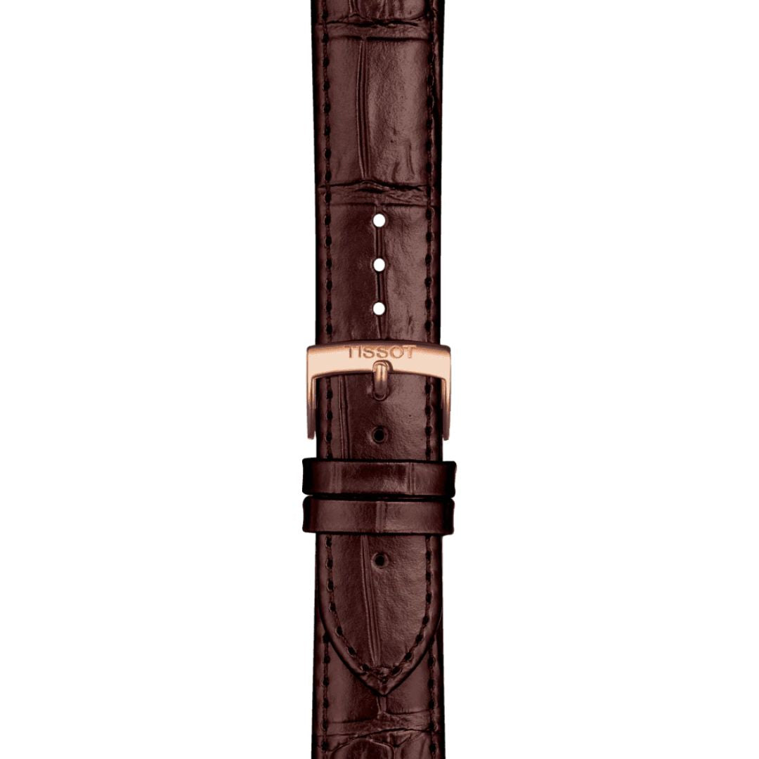 Tissot Bracelet 20 mm Brown leather T852043014