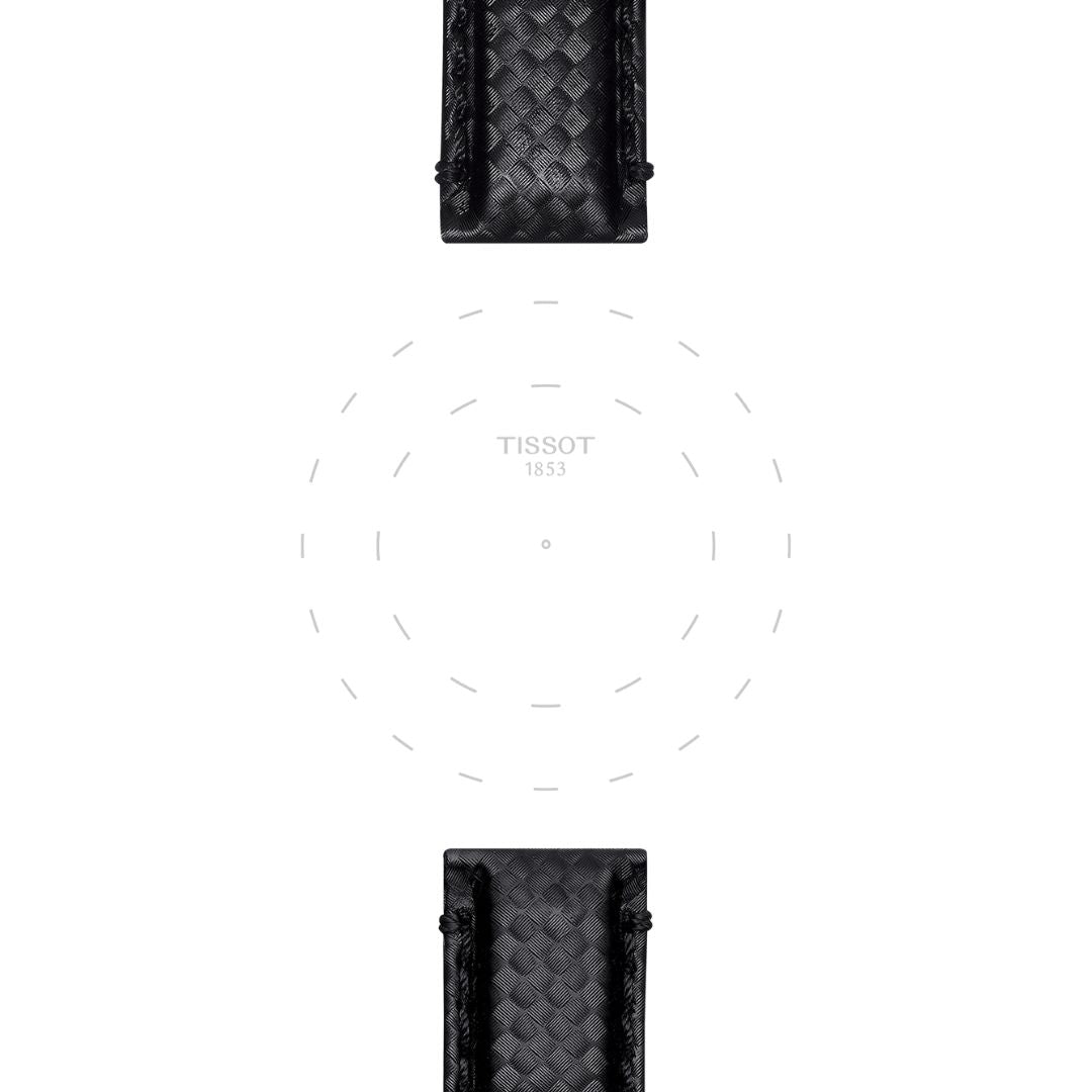 Tissot ranneke, 20 mm, musta kangas, T852046829
