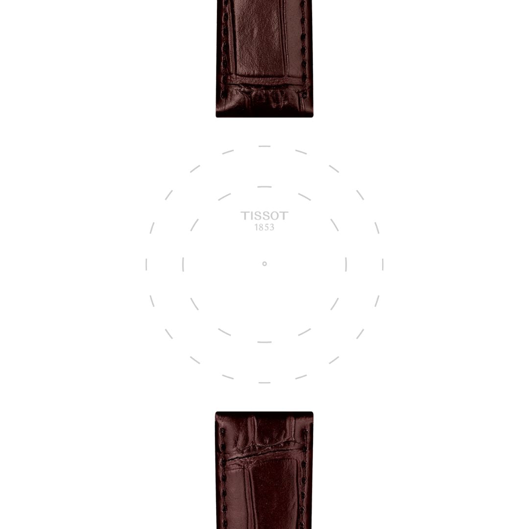Tissot ranneke, 20 mm, ruskea nahka, T852043013