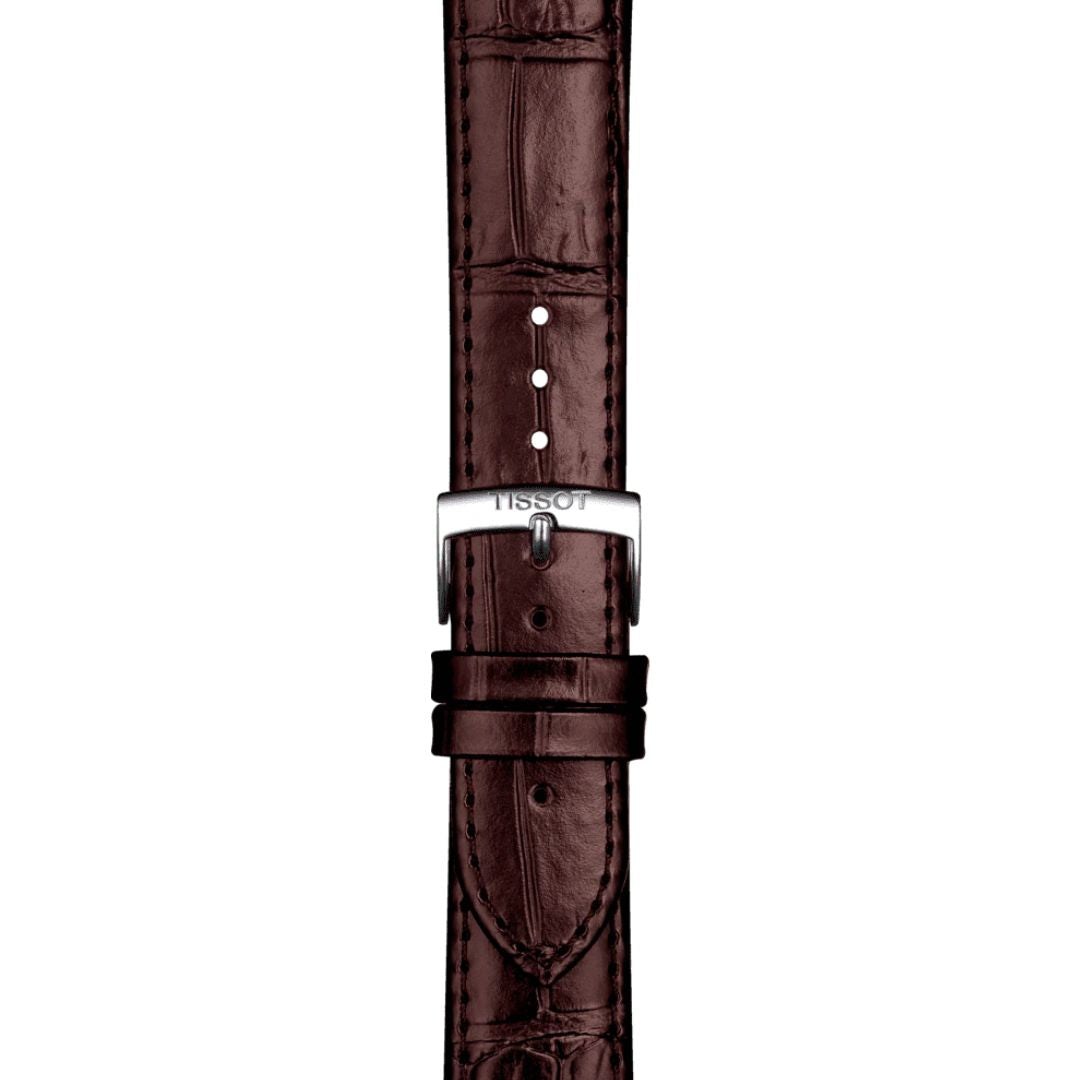 Tissot ranneke, 20 mm, ruskea nahka, T852043013