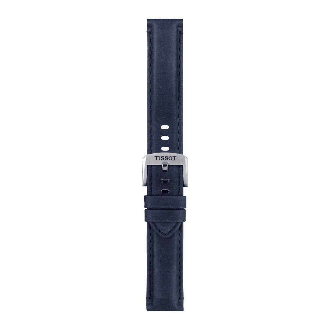 Tissot ranneke, 20 mm, sininen nahka, T852046831