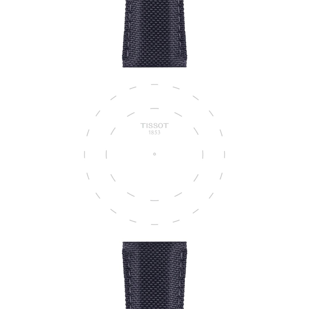 Tissot ranneke, 21 mm, harmaa kangas, T852048183