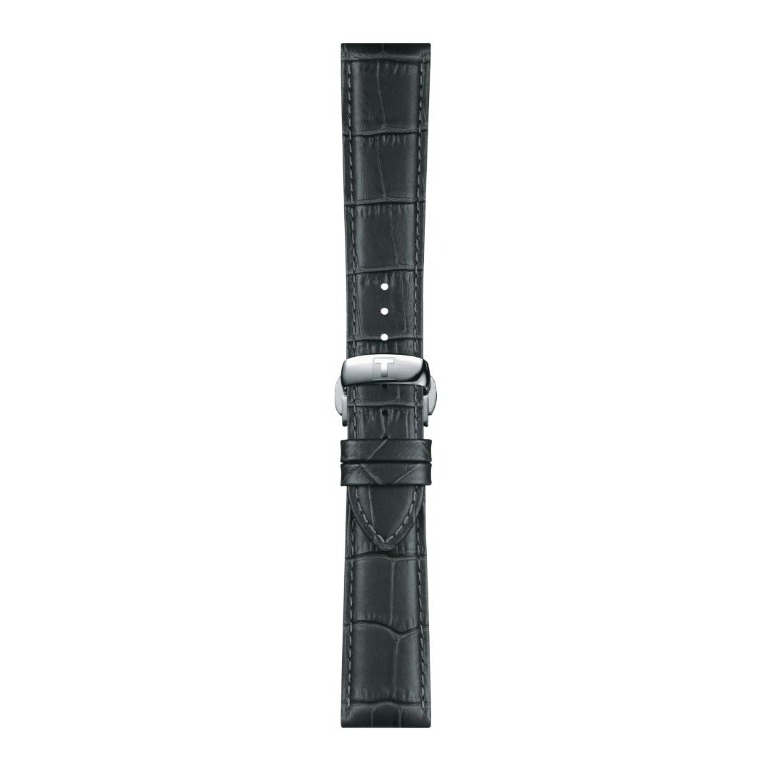 Tissot ranneke, 21 mm, harmaa nahka, T852045750