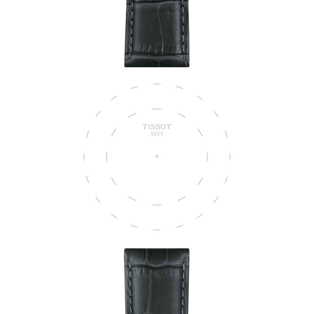 Tissot ranneke, 21 mm, harmaa nahka, T852045750