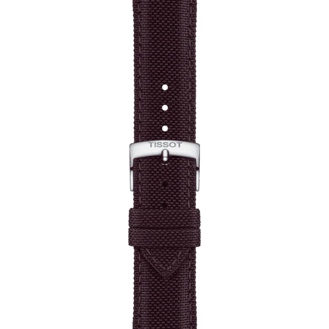 Tissot ranneke, 21 mm, ruskea kangas, T852048181