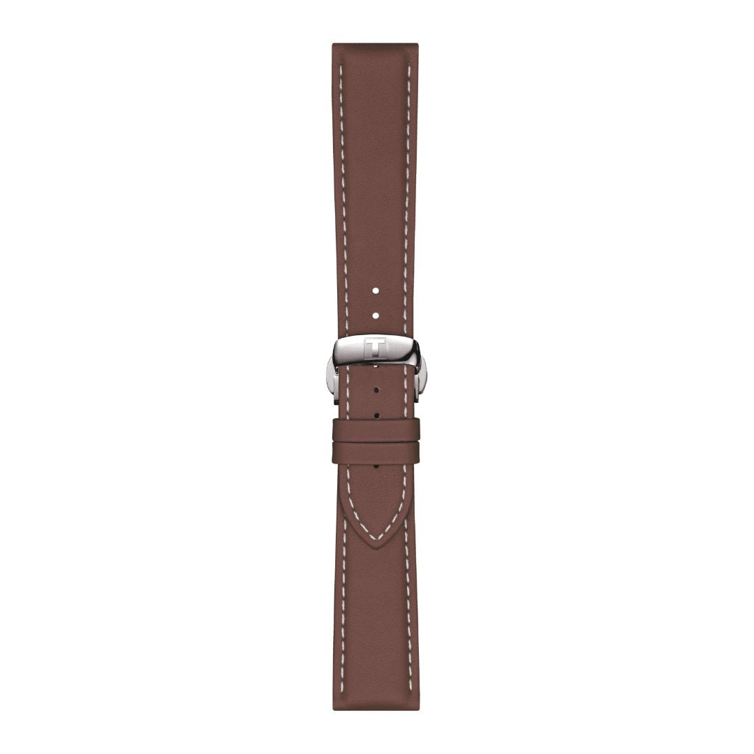 Tissot ranneke, 21 mm, ruskea nahka, T852044597
