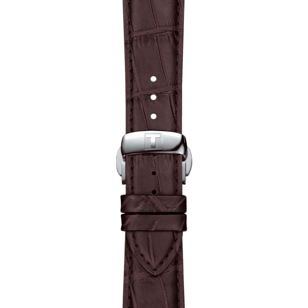 Tissot ranneke, 21 mm, ruskea nahka, T852045399