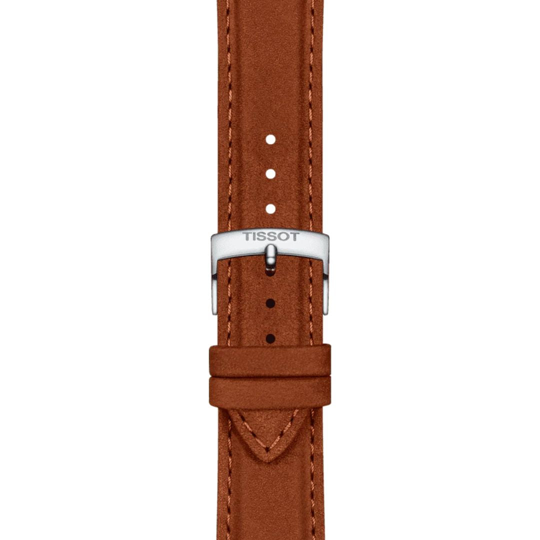 Tissot ranneke, 21 mm, ruskea nahka, T852048229