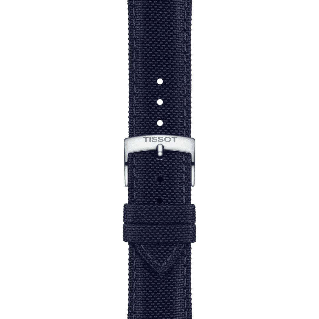 Tissot ranneke, 21 mm, sininen kangas, T852048185